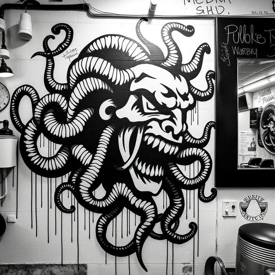 Fresque Médusa